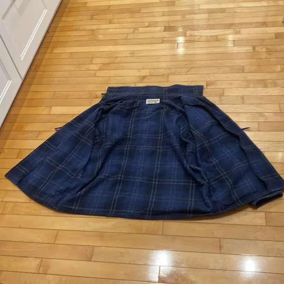 Collections Internationale Fringed women’s Blue Plaid Blazer/Jacket Size Large - Picture 10 of 17